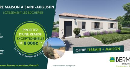 Une maison proche de la plage ? Découvrez notre offre à Saint-Augustin