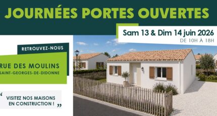 Portes Ouvertes BERMAX à Saint-Georges-de-Didonne : visitez notre maison témoin START