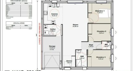 Maison 90m² - 3CH - Garage - 97BX220306 33366-9585modele820220301eEfSV.jpeg - BERMAX Construction