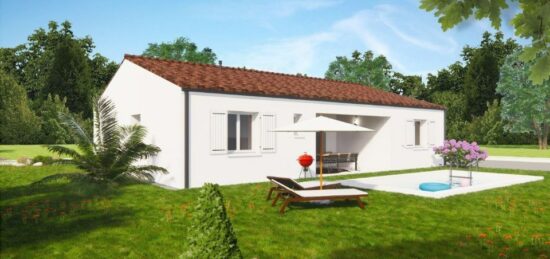 Plan de maison Surface terrain 120 m2 - 6 pièces - 4  chambres -  sans garage 
