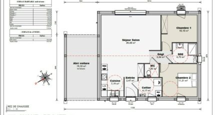 Maison 72m² - 2CH - Abri voiture - 81BX221375 34161-9585modele820220713wAs9V.jpeg - BERMAX Construction