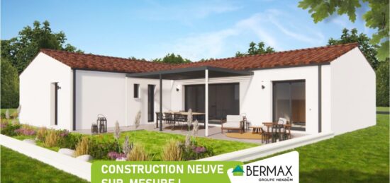 Plan de maison Surface terrain 110 m2 - 5 pièces - 4  chambres -  avec garage 