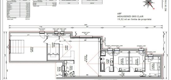 Plan de maison Surface terrain 110 m2 - 4 pièces - 3  chambres -  avec garage 