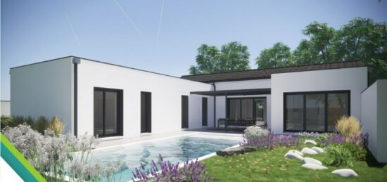 Plan de maison Surface terrain 150 m2 - 5 pièces - 3  chambres -  sans garage 
