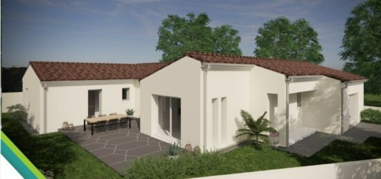 Plan de maison Surface terrain 150 m2 - 7 pièces - 5  chambres -  avec garage 