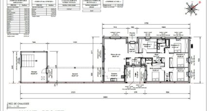 Maison 122m² - 5CH - Garage - 191BX221261  - BERMAX Construction