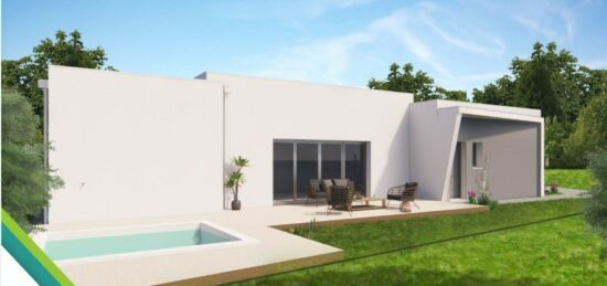 Plan de maison Surface terrain 90 m2 - 4 pièces - 2  chambres -  sans garage 