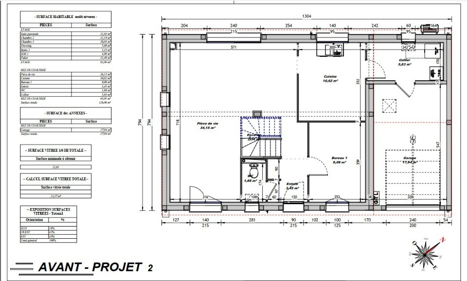 Maison 126m² - 4CH - Garage - 139BX212150 34989-9585modele820230105UO3M8.jpeg - BERMAX Construction