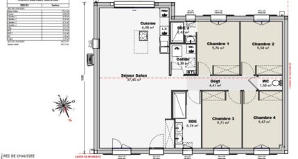 Maison 101m² - 4CH - 132BX221914 34995-9585modele62023010542elc.jpeg - BERMAX Construction