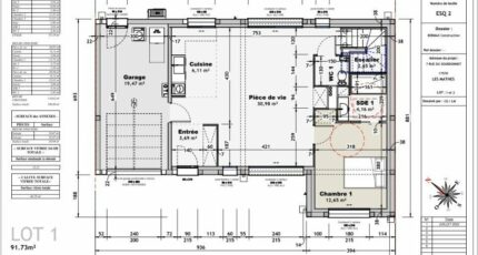 Vente maison 91m² - 3CH - Garage VILLA MATHILDE Lot 1 35209-9585modele9202301208kBnT.jpeg - BERMAX Construction