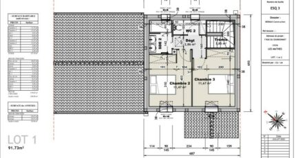 Vente maison 91m² - 3CH - Garage VILLA MATHILDE Lot 1 35209-9585modele1020230120nT4Kn.jpeg - BERMAX Construction