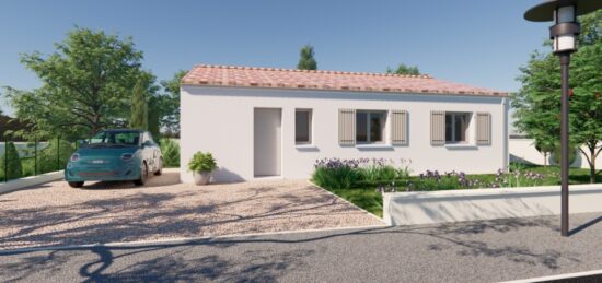 Plan de maison Surface terrain 100 m2 - 3 pièces - 3  chambres -  sans garage 