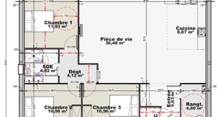 Modèle Start 100m² - 3CH - PMR 40399-11195modele1020250217IMwSw.jpeg - BERMAX Construction