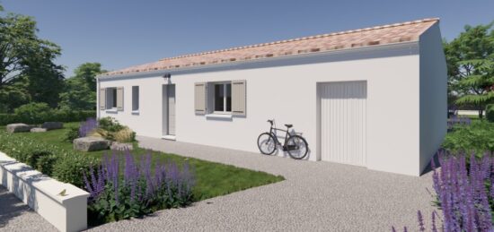 Maison neuve à Chaniers, Nouvelle-Aquitaine