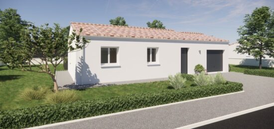 Maison neuve à Étaules, Nouvelle-Aquitaine