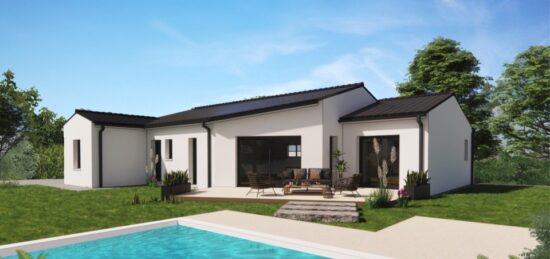 Maison neuve à Burie, Nouvelle-Aquitaine