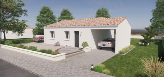 Maison neuve à Chaniers, Nouvelle-Aquitaine