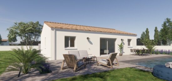 Maison neuve à Tesson, Nouvelle-Aquitaine