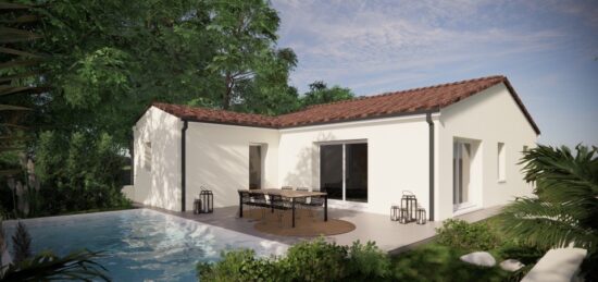 Maison neuve à Fontcouverte, Nouvelle-Aquitaine